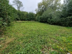 Area cleared ready for groundwork to begin